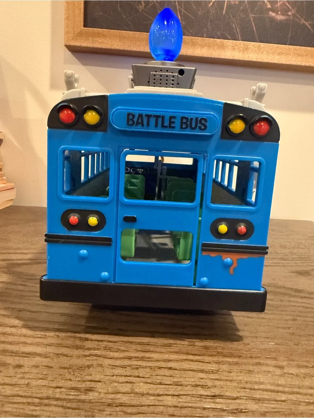 Fortnite Deluxe Battle Bus Jazwares Lights & Sounds Works No Balloon or Figure